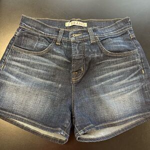 J Brand Dark Indigo Denim Short - Faded Blue Wash